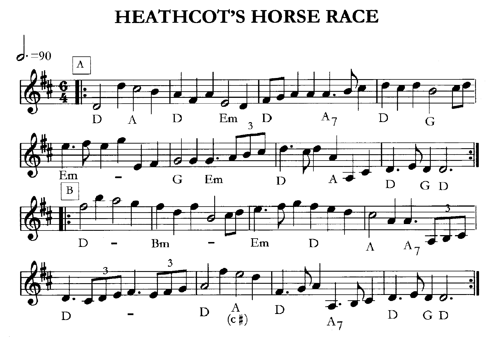 Heathcot's Horse Race (music)